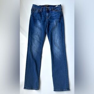 Lucky Brand Brooke Straight Low Rise Stretch Denim Blue Jeans Women’s 6/28